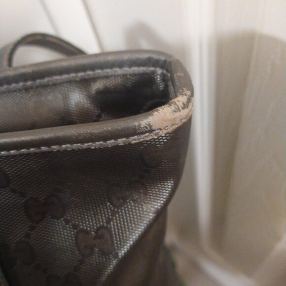 Gucci Small Joy Coated PVC Tote Bag - Picture 13 of 16